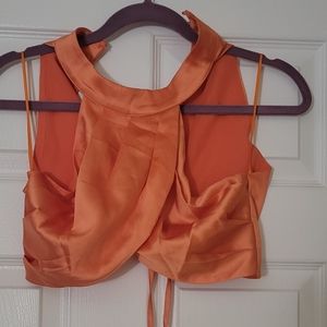 Bailey Scarf Top-Orange